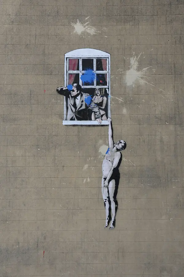 mural-painting-by-banksy-2 mural-painting-by-banksy-2