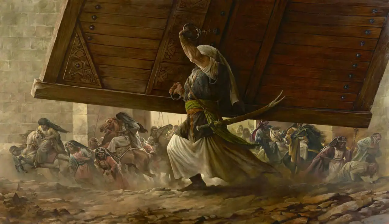 imam-ali-painting-unknown-iranian-artist